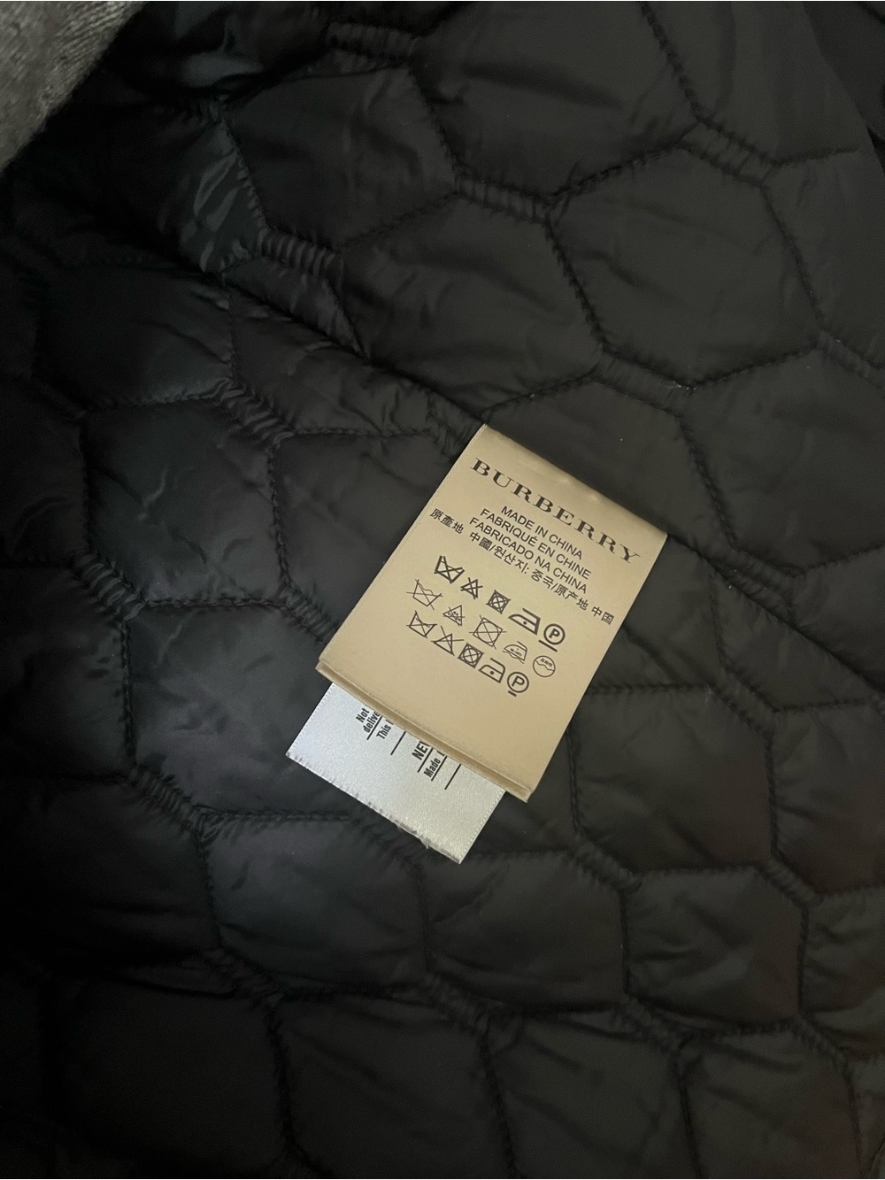 Burberry Black Trench Coat with Signature Check Trim - Picture 2 of 6